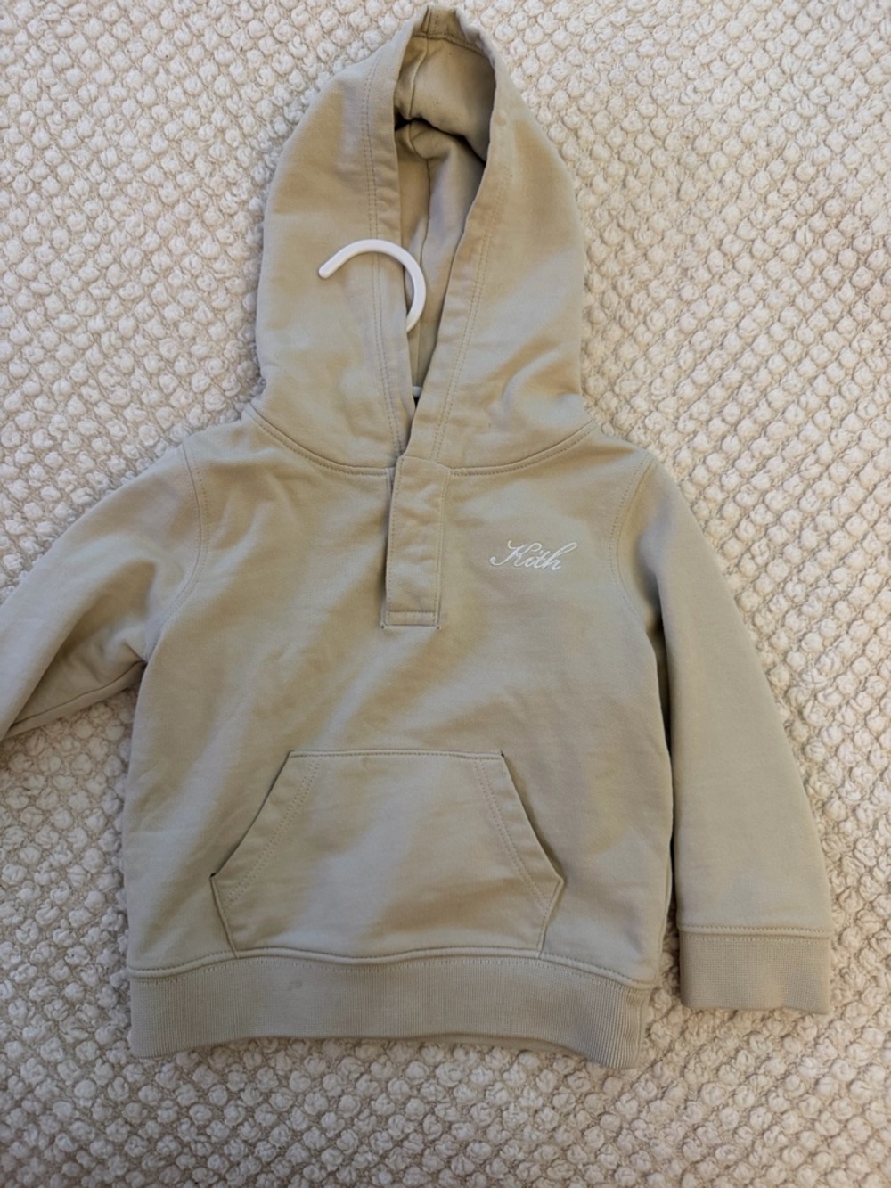 Kith Kids Beige Hoodie Sweatshirt